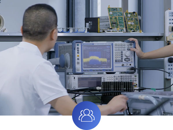 Équipe professionnelle de R&D