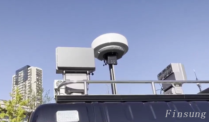 Véhicule du système de défense des drones